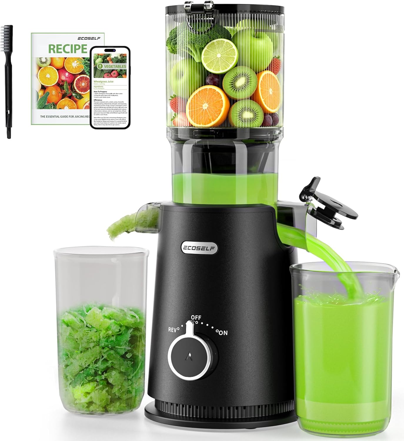 Extractor Jugos ECOSELF Bocana Ancha Autoalimentable