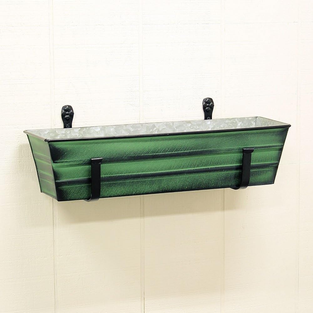 Soporte pared macetero 6pulg color negro