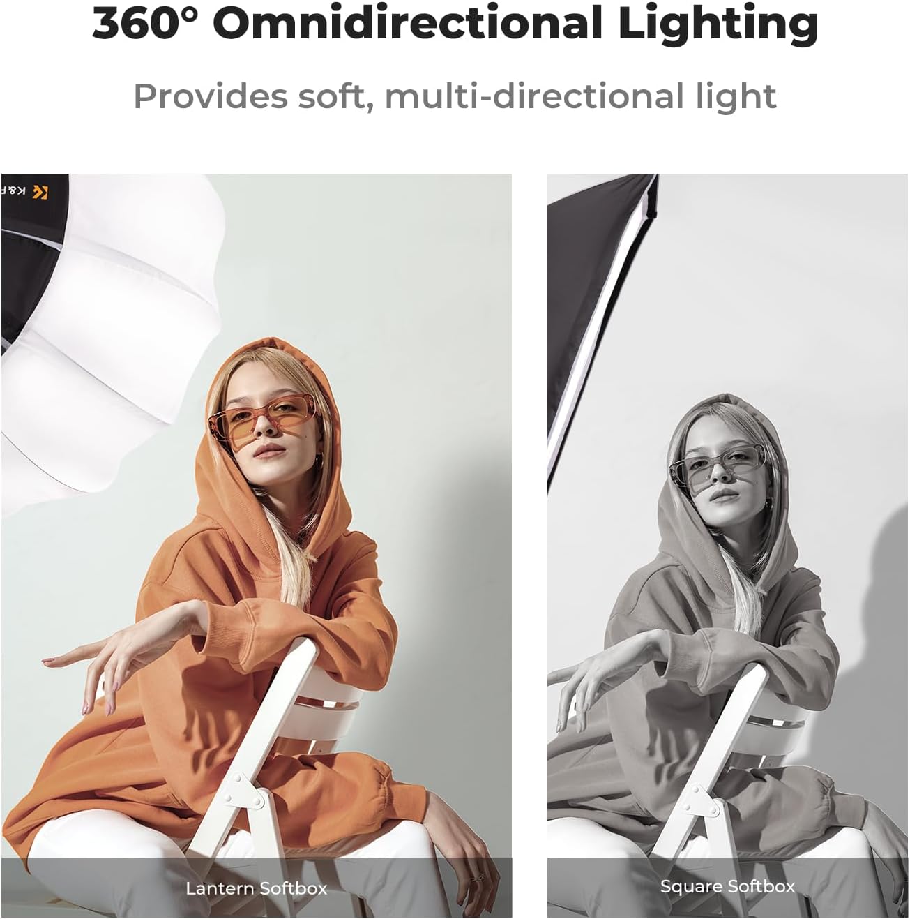 Linterna Softbox 85cm difusor luz estudio flash