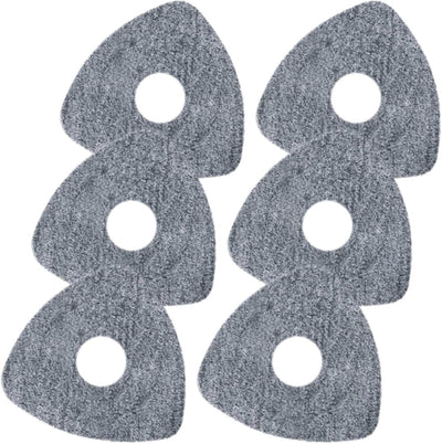 Recambio trapeador giratorio triangular 6 uds microfibra
