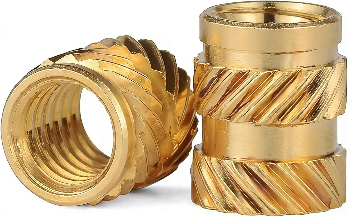 150 Pzas Inserción M3 Acero Bronce para Impresión 3D