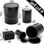 Pack 4 Latas Pintura Metálica 1qt y 1gal Cubos Vacíos Negro