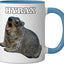 Taza cerámica Hyrax azul/blanco