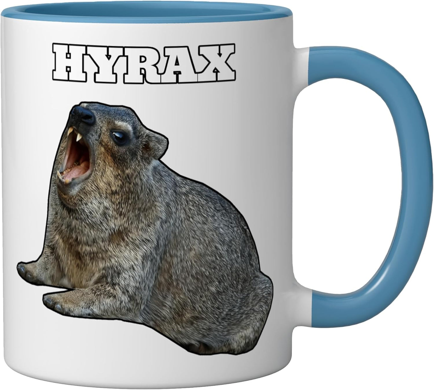 Taza cerámica Hyrax azul/blanco