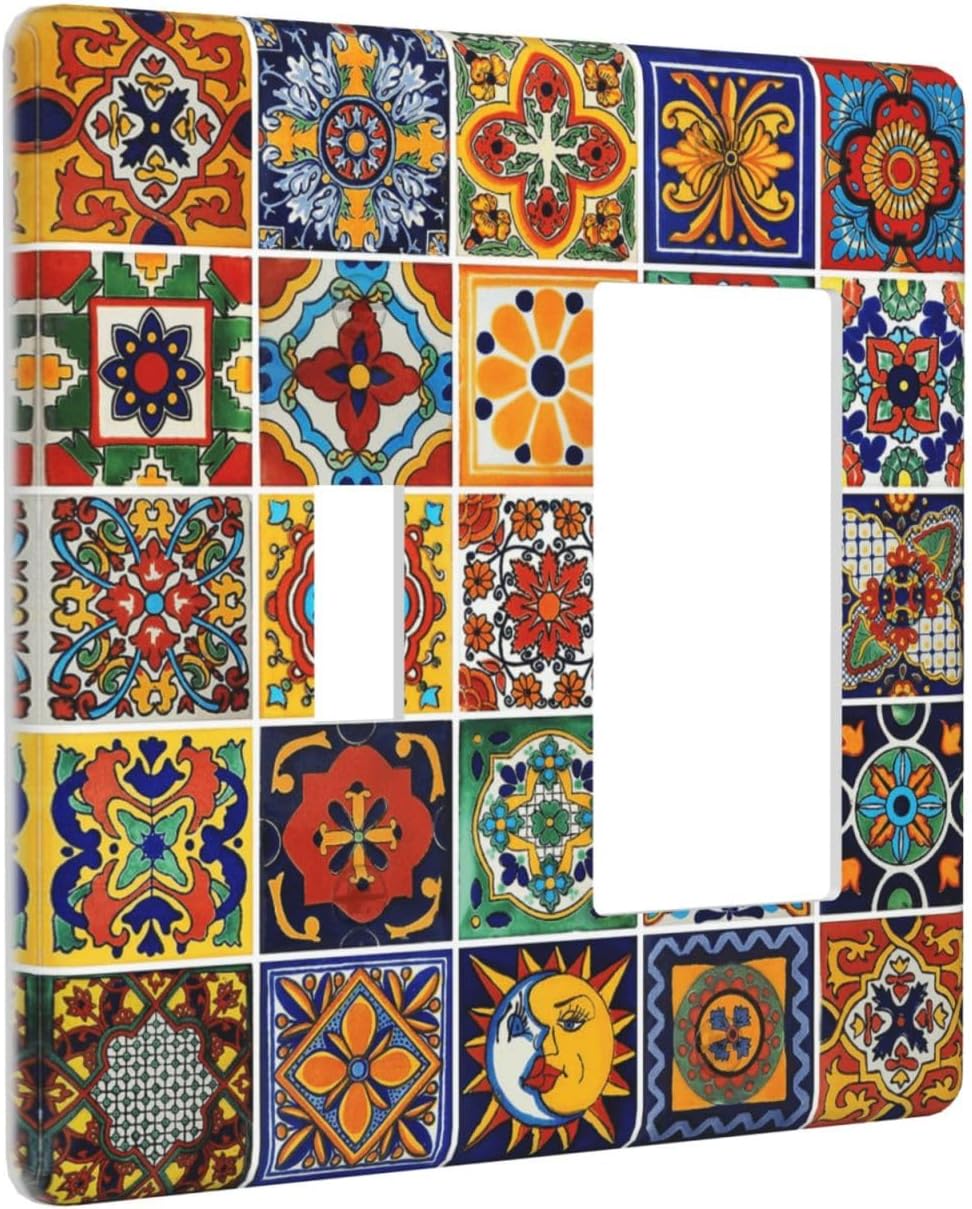 Azulejo Talavera Mexicano Bohemio Floral