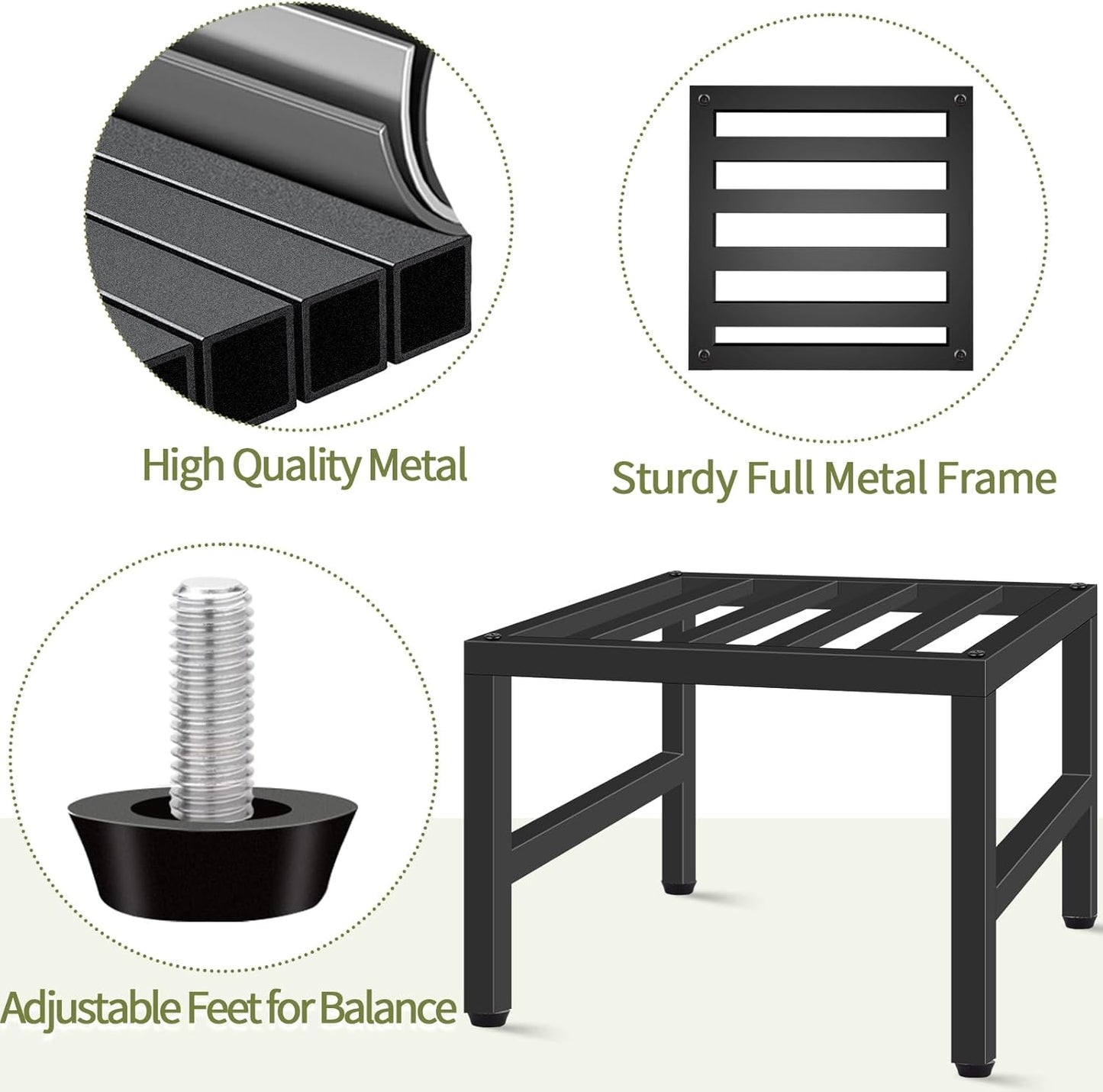 Soporte para plantas hierro forjado interior exterior resistente