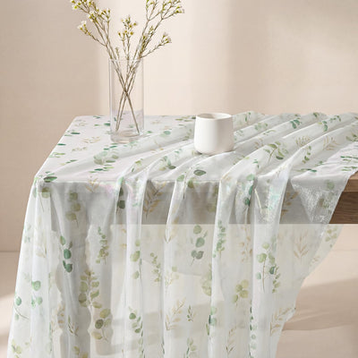 Mantel de tela transparente rectangular 60x84 pulgadas primavera y verano