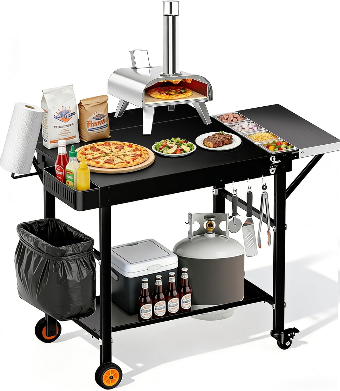 Mesa horno pizza portátil para barbacoa Ninja Woodfire