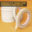 Cinta enmascarar paniters blanco beige 0.75pulg x55yd