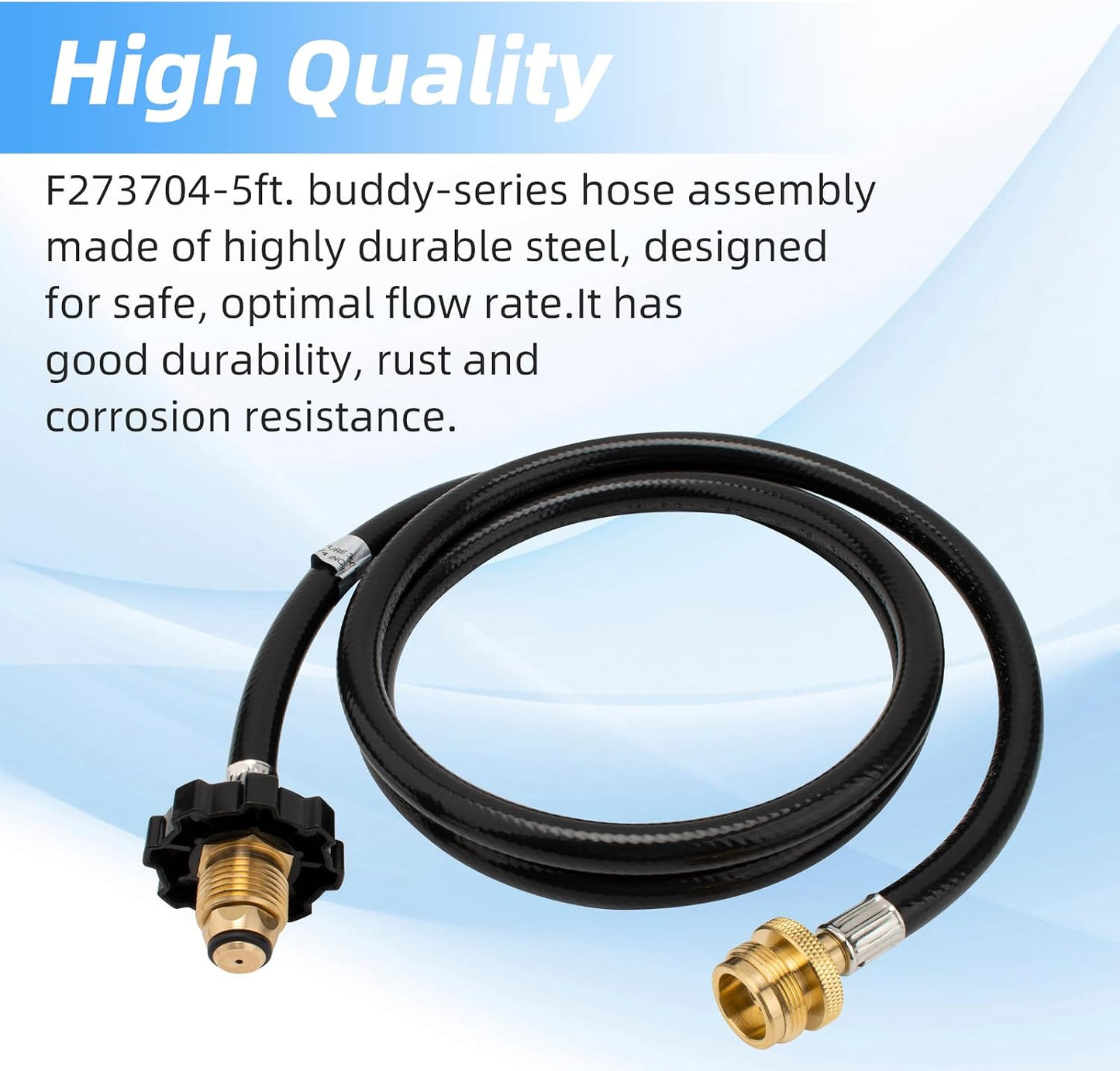 Kit manguera propano 5ft para calentadores Buddy