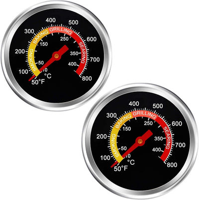 Termostato 2-3/8pulg para parrilla ahumado carne