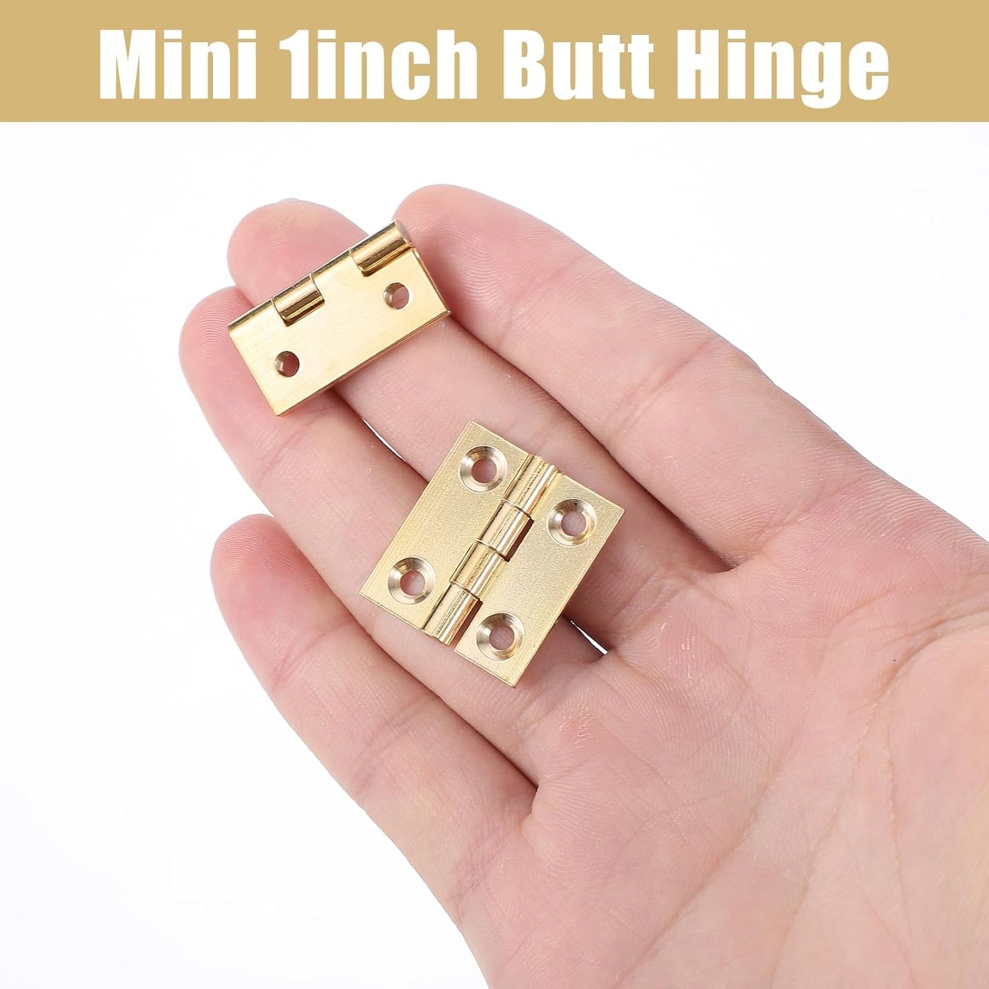 8 Pzas Bisagras Mini para Caja Joyas de Madera