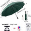 Toldo extragrande 52pulg paraguas golf plegable automático