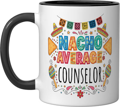 Taza Cerámica Escuela Consejero Negro/Blanco