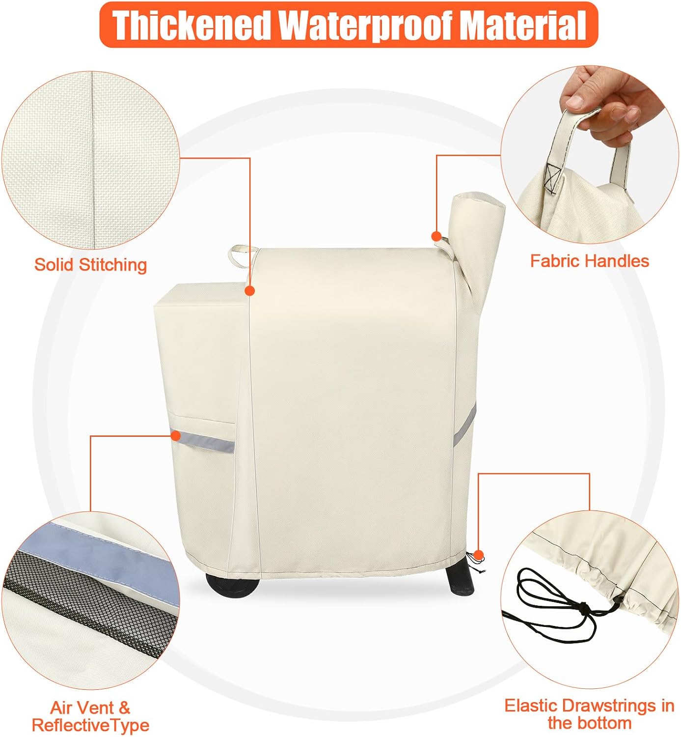 Funda Traeger Pro 22 y 575 Series 600D resistente agua