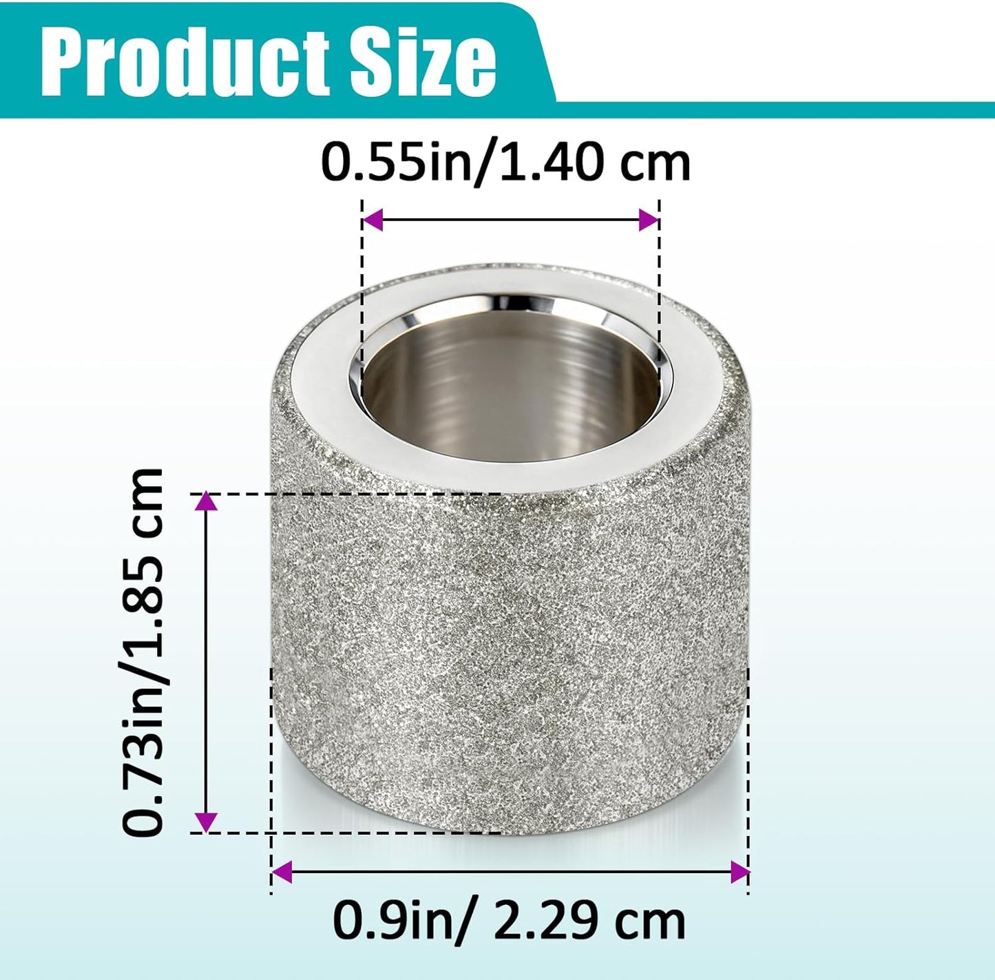 2 Set Muelas Diamante Grano 100 DA31325GF Rueda Afilado 350X