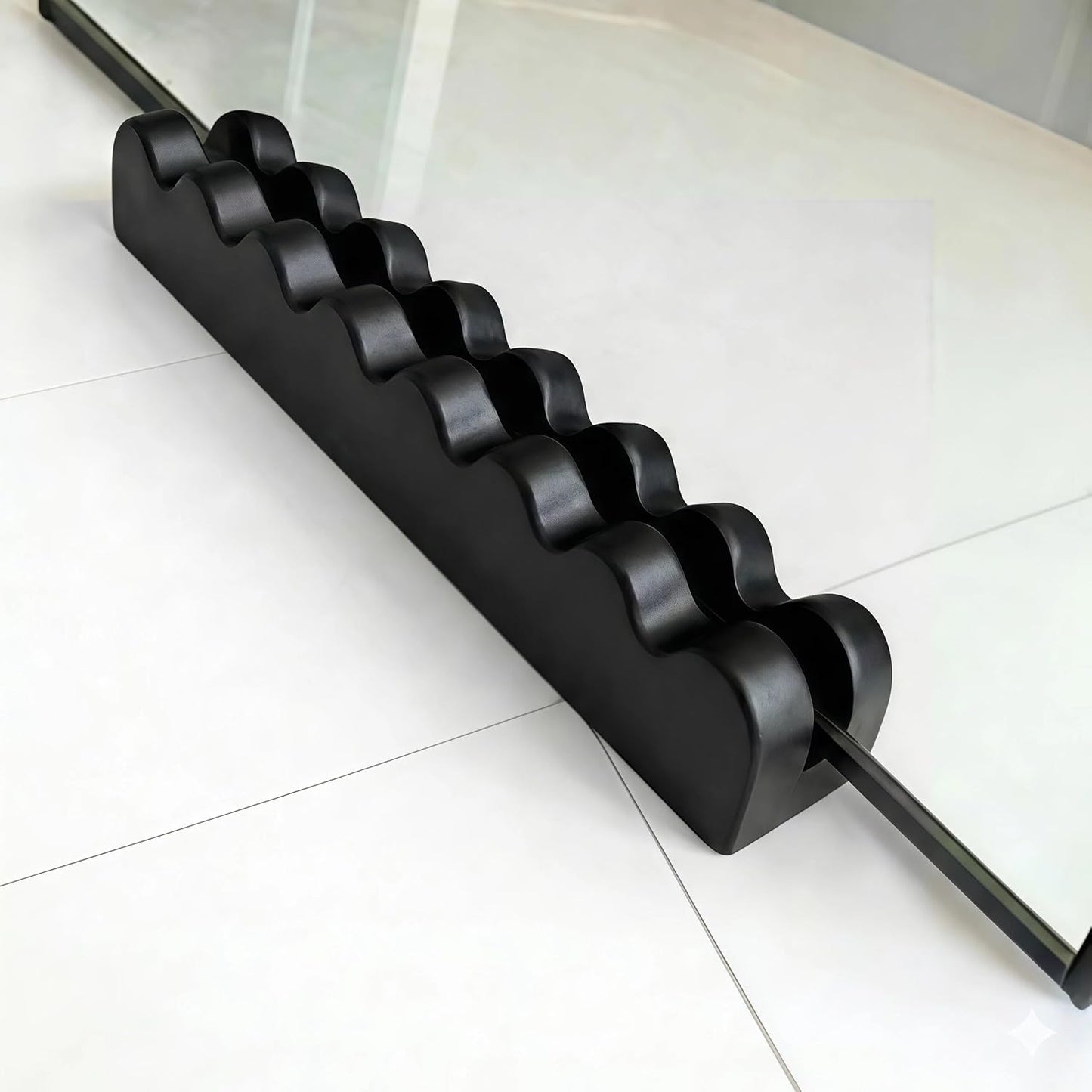 Soporte espejo madera 10x2.6pulg antideslizante