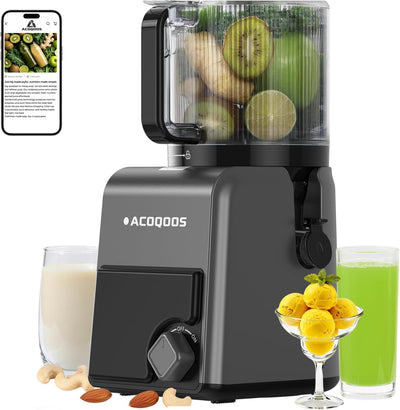 Exprimidor 6.5pulg 3en1 para sorbete y leche de nuez sin BPA