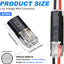 Conector doble alambre LED 2 pines con hebilla bloqueo 20 uds