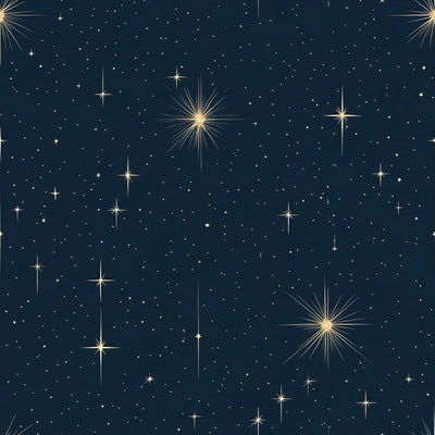Papel tapiz autoadhesivo estrellas 17.7x118pulg