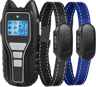Collar choque perros 2000 pies control remoto IPX7 impermeable