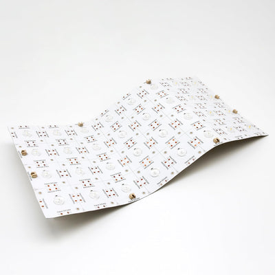 Hoja LED flexible para mármol translúcido 6000K 4 pzas