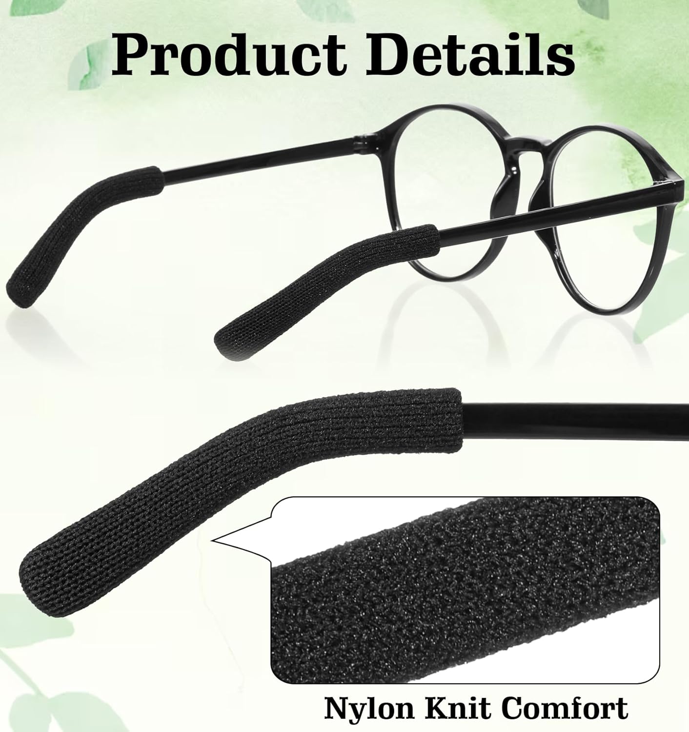 4 Pzas Protectores Oídos con Funda Negra Nailon Suave