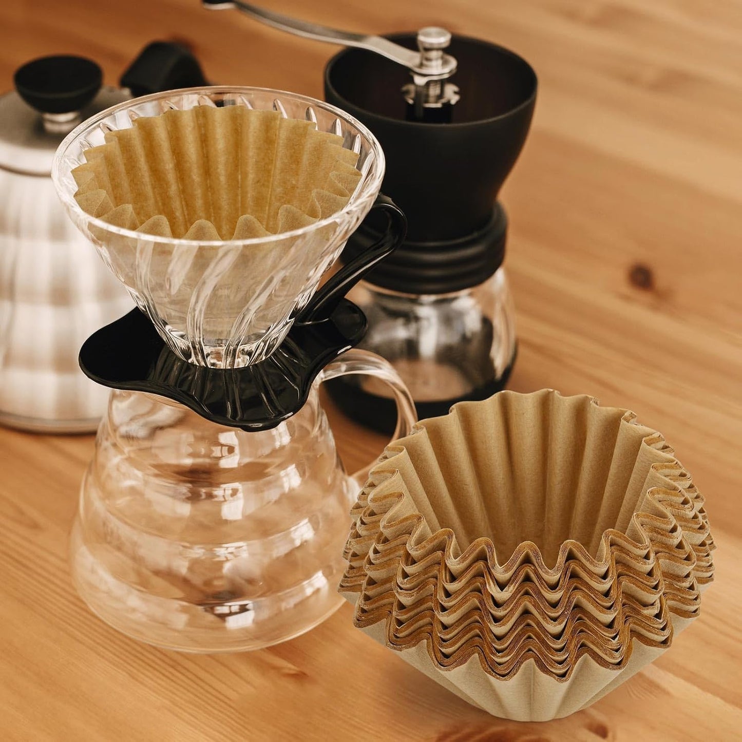 Filtros café cesta papel natural 1-2 tazas pack 400