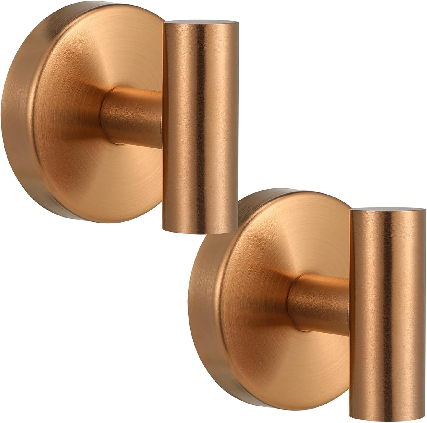 Ganchos ventosa reutilizables para ducha baño cocina metal bronce