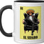 Taza Cerámica El Suegro Diseño Mexicano Negro/Blanco