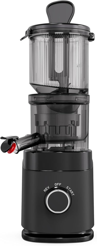 Exprimidor frío canal ancho 150W para frutas y verduras
