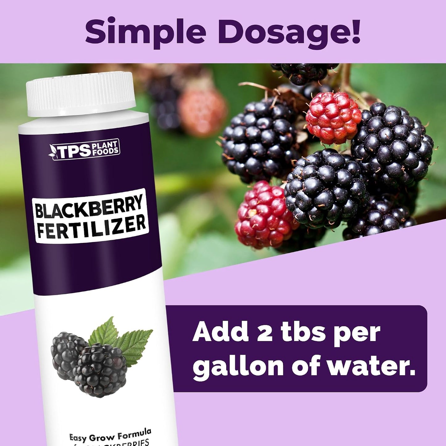 Fertilizante líquido para plantas de BlackBerry 8oz