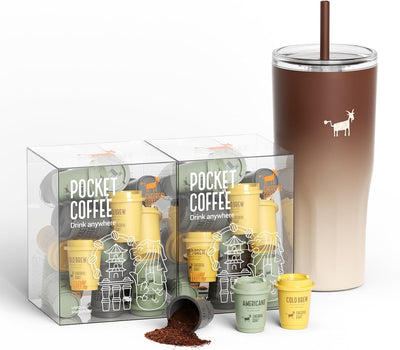 Taza viaje cerámica café frío instantáneo 100% arábica