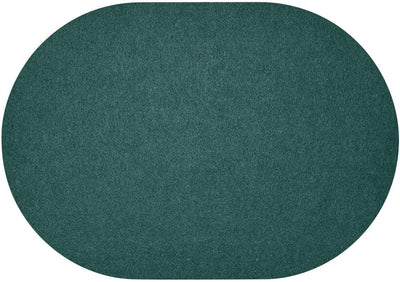 Mantel fieltro ovalado juego 4 color bosque
