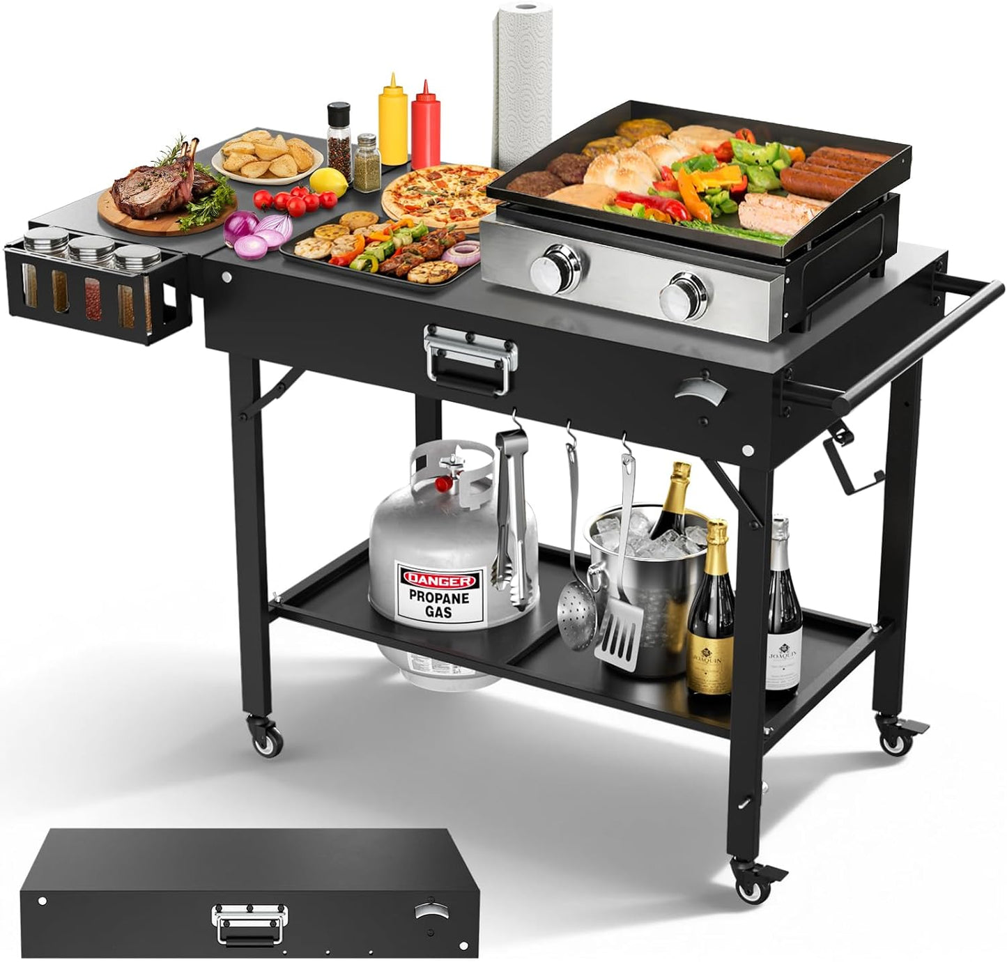 Mesa plegable para horno pizza aire libre