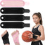 4 Pzas Muñequera Ajustable para Niños Deporte y Sueño Negro Rosa