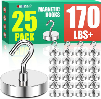 Ganchos magnéticos 170lb para cocina nevera parrilla