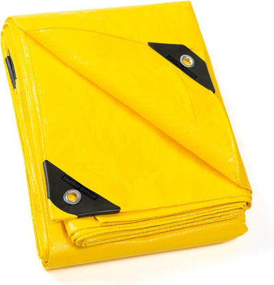 Lona amarilla 6x6ft alta visibilidad exterior