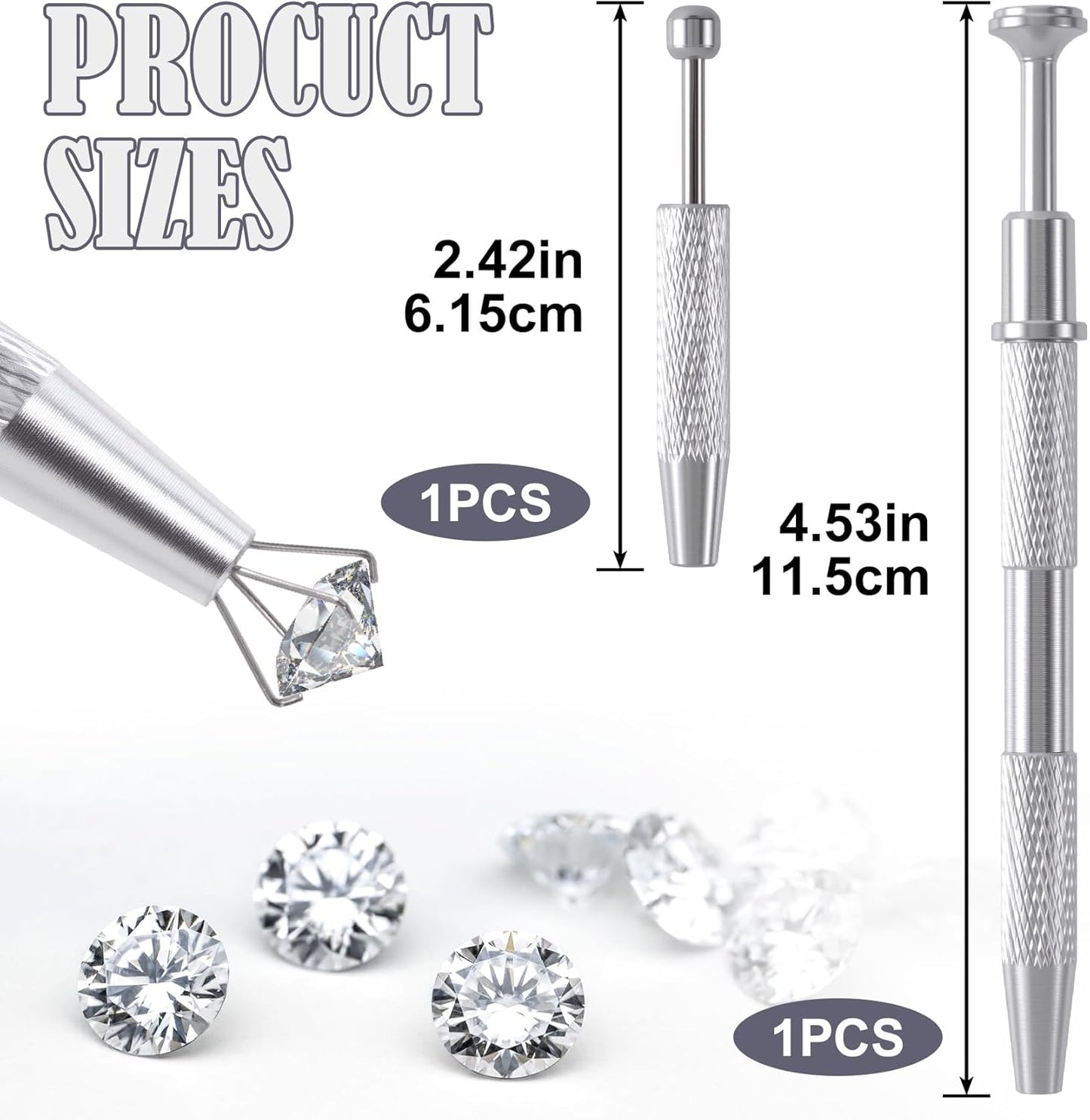 2 Pzas Pinzas Perforadoras Diamante 4 Puntas