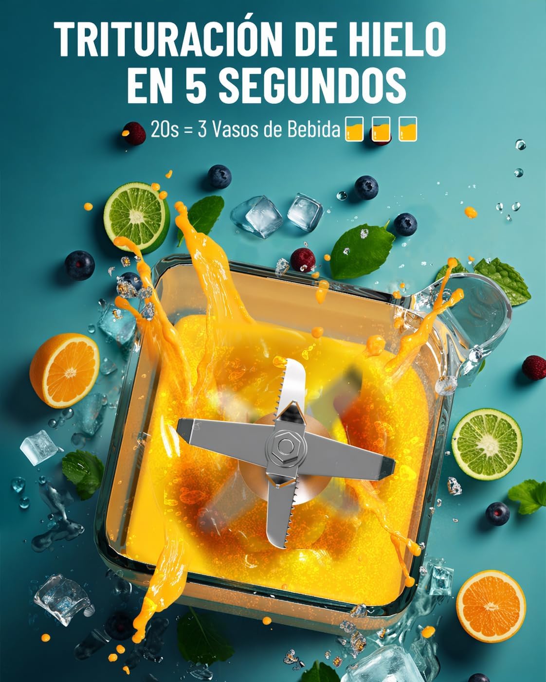 Licuadora comercial insonorizada Wantjoin