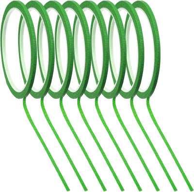 8 Rollos Cinta Adhesiva Verde 1/8pulg Artística Pintura