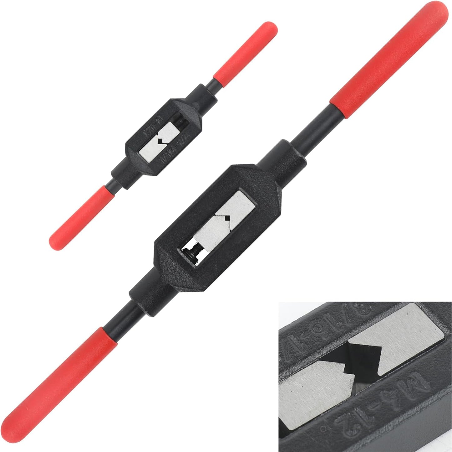 2 Llaves Grifo Ajustables Mango Antiderrap 3/16-1/2 M4-M12
