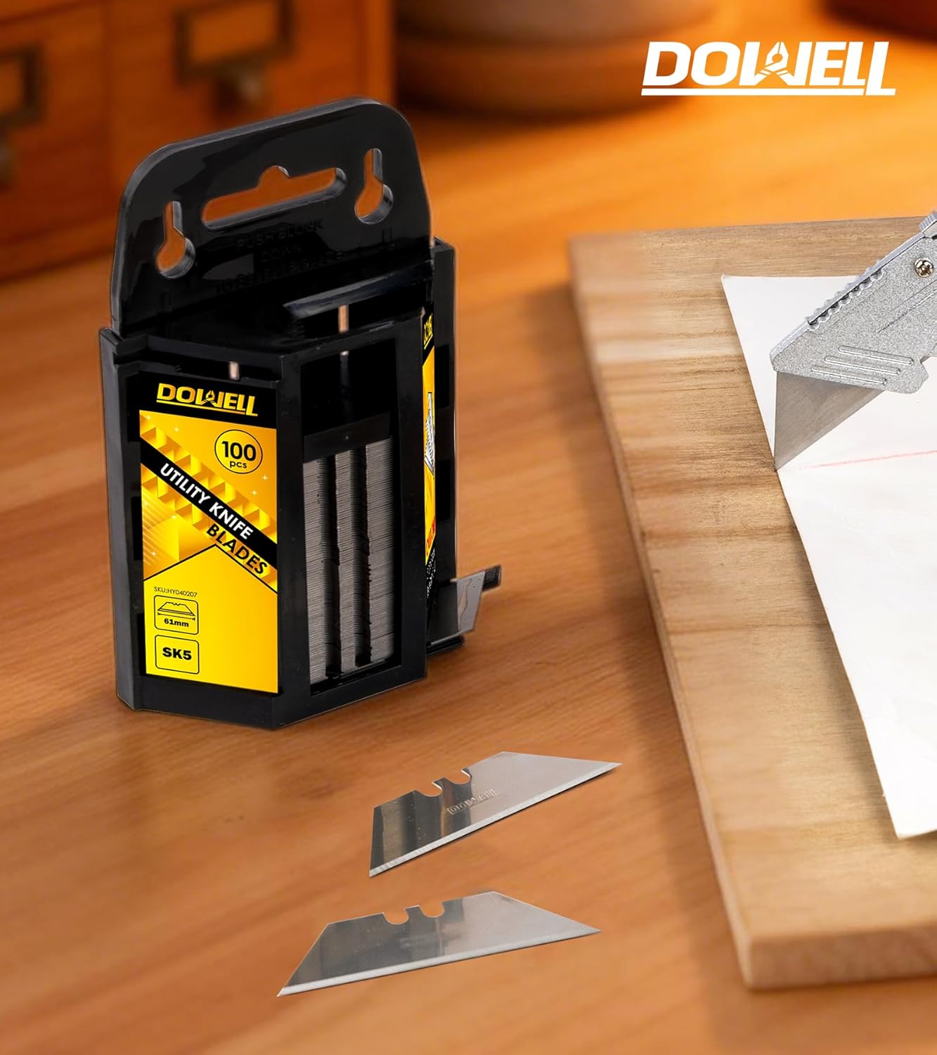 Cuchillas SK5 100uds con dispensador para cuchillos tipo T