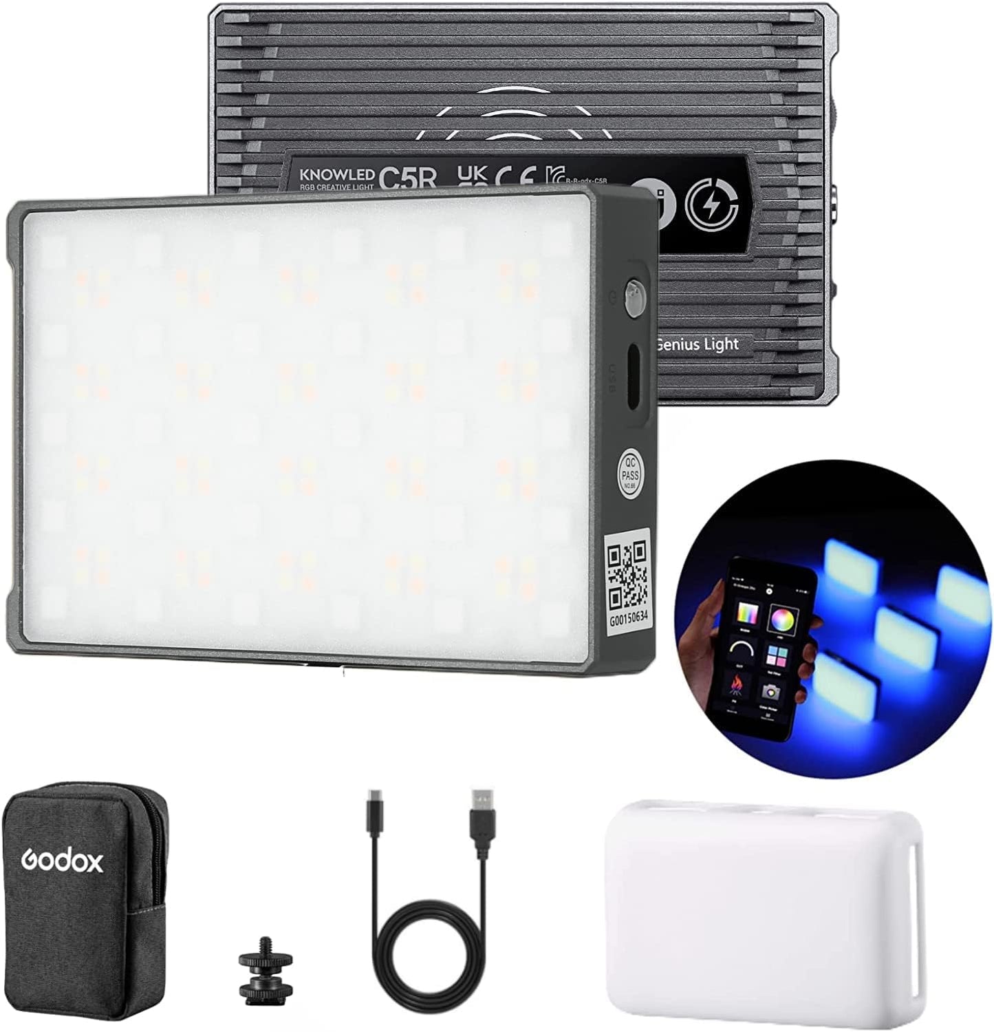 Luz RGB con 14 efectos batería 3000mAh