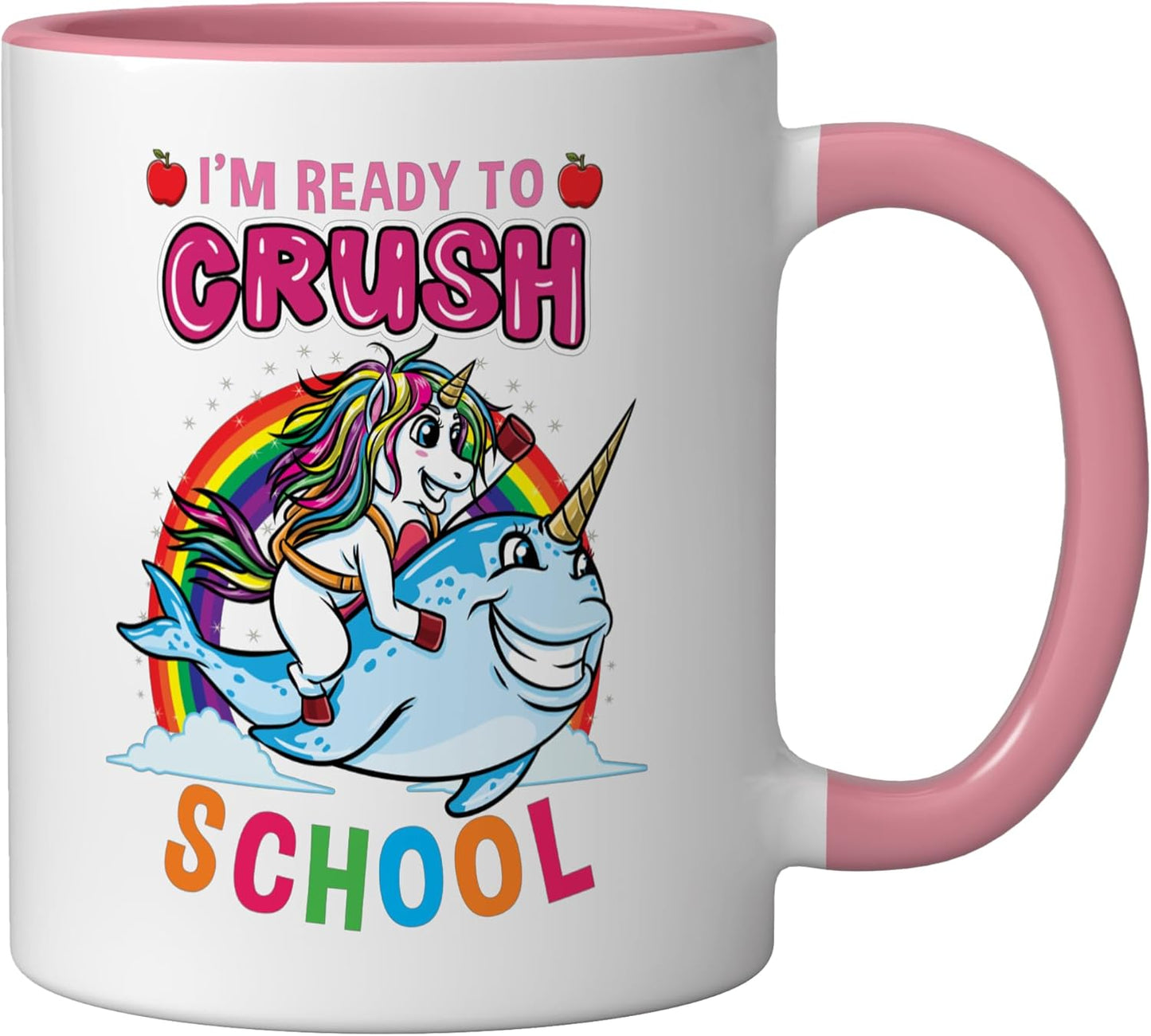 Taza Cerámica Unicornio para Niña Regreso a Clases
