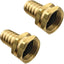 Adaptador manguera jardín latón 3/4pulg conector GHT resistente