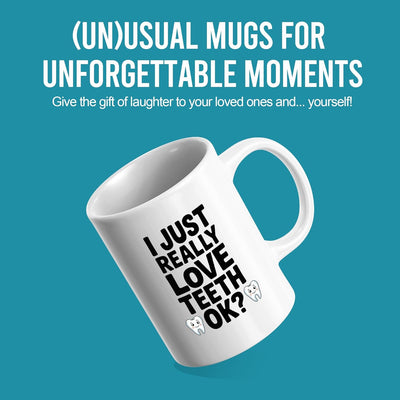 Taza de cerámica Regalos de dentista para hombres y mujeres