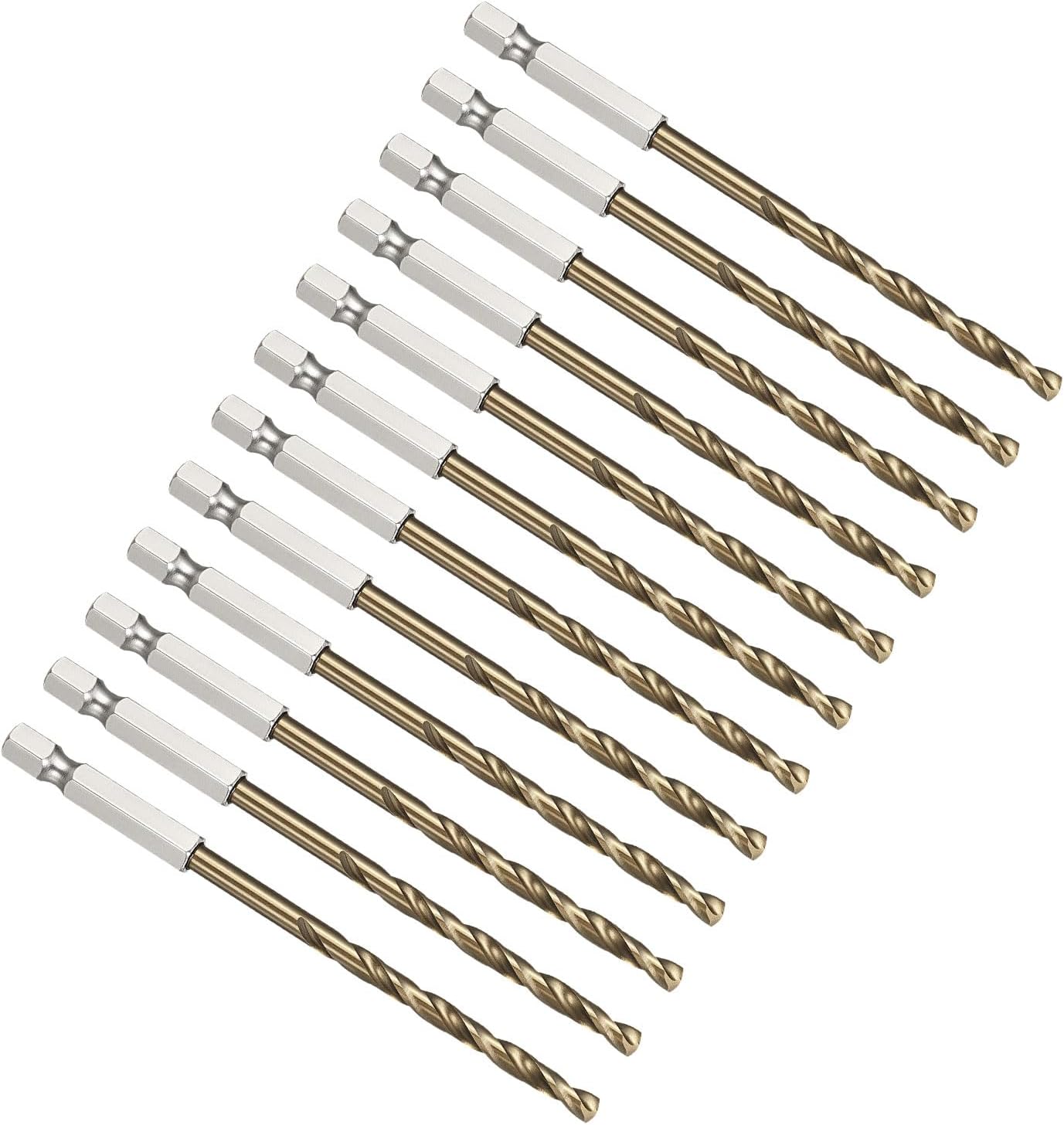 Broca hexagonal 5/32 pulg acero M35 cobalto cambio rápido