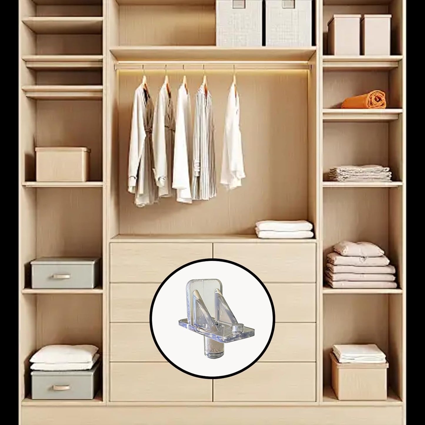 30 Clavijas Plástico 1/4pulg para Estantería Mueble