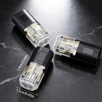 Conectores rapidos alambre doble 1/2/3 pines para luces led